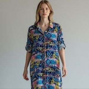 MELANGE button down dress - midi